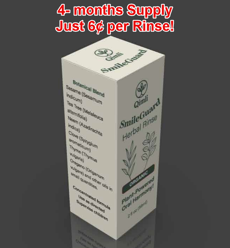 SmileGuard Herbal Rinse Concentrate - 2 oz | Qimli Life Naturals