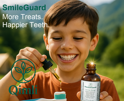 SmileGuard Herbal Rinse Concentrate - 2 oz | Qimli Life Naturals