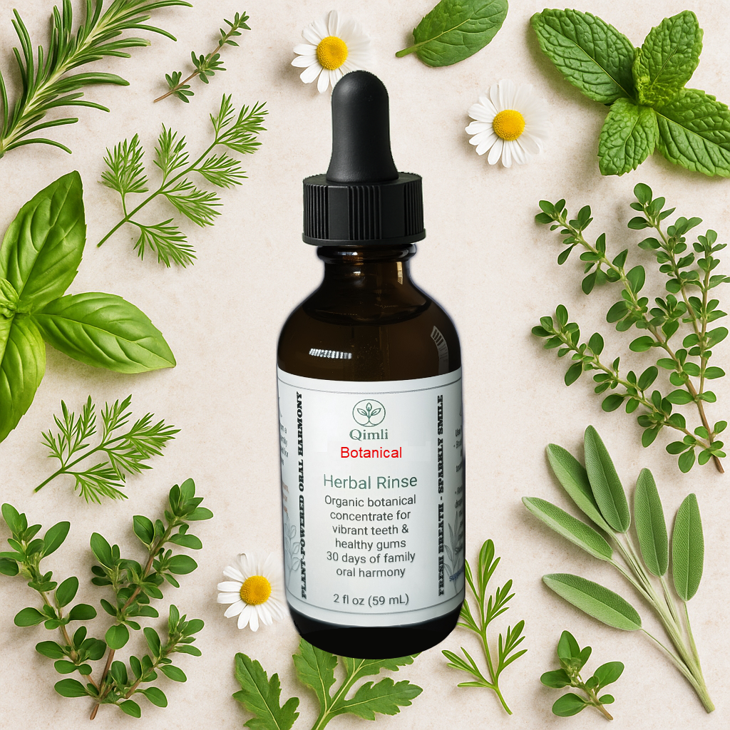 Herbal Mouth Rinse Concentrate Qimli™ Botanical
