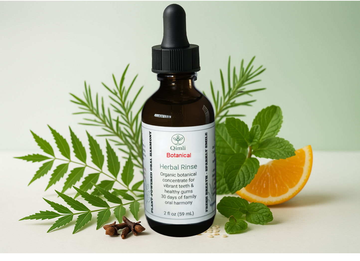 Herbal Mouth Rinse Concentrate Qimli™ Botanical