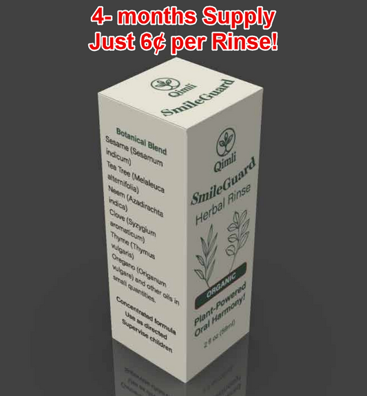 SmileGuard Herbal Rinse Concentrate - 2 oz | Qimli Life Naturals